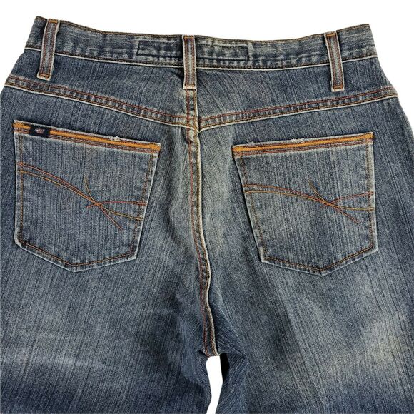 Cruel Girl Womens High Waist Size 7 Bootcut Jeans Juniors Medium Wash Blue Denim - Picture 4 of 9